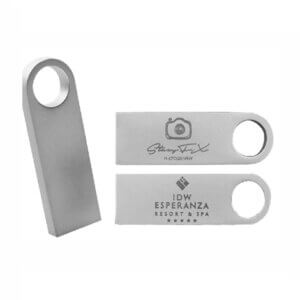 SGPD005 CIRCLE SILVER PENDRIVE