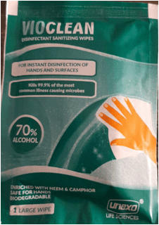 SGAC010 DISINFECTANT SANITIZING WIPES