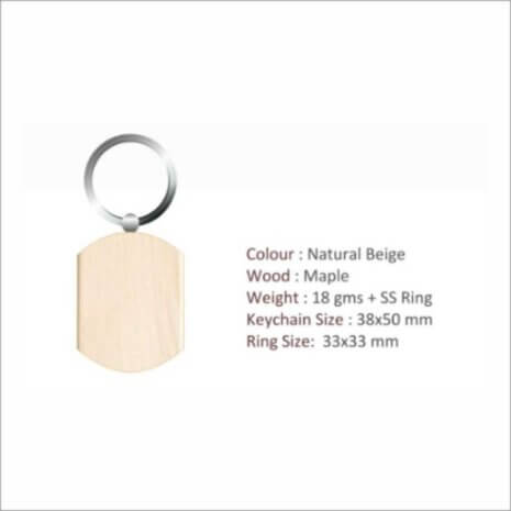 SGKC001 WOODEN KEYCHAIN