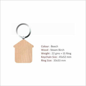 SGKC004 WOODEN KEYCHAIN