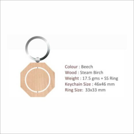 SGKC009 WOODEN KEYCHAIN